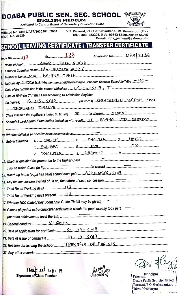 list of schools in district hoshiarpur