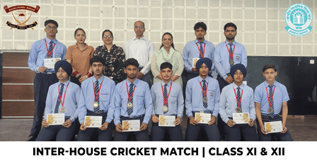 Inter-House Cricket Match | Classes XI & XII