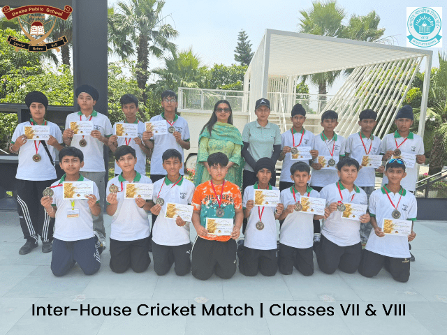 Inter-House Cricket Match | Classes VII & VIII